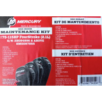 Zestaw konserwacyjny Mercury 75 CV EFI 2.1L 4-suwowy Wtryskowa 300h-2