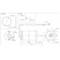 Moteur de Trim Yamaha 90CV 4T