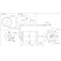 Moteur de Trim Yamaha 40CV 4T 69W-43880-00